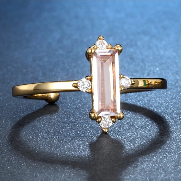 Vermeil 5A Zirconia Ring - Picture 6 of 6